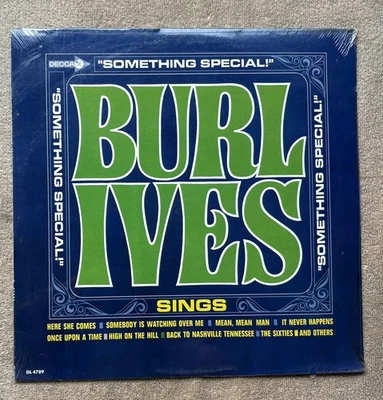 BURL IVES - что-то особенное виниловая пластинка - запечатанный - моно 1966 запись DL 4789 - Изображение 1 из 2