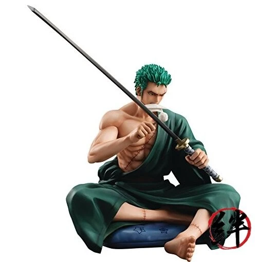 Megahouse Onepiece Portrait of Pirates: Sits On A Chair: Figura de vinilo PVC Zoro Foto 1 de 1