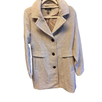 Gallery New York Women’s Oatmeal Tweed Coat Jacket Size M New With Tags - Image 1 of 4
