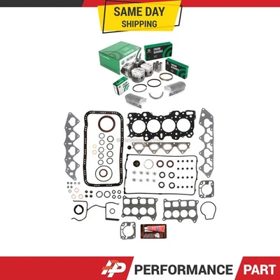 Juego completo de juntas pistones rodamientos aptos 97-01 Acura Integra Type-R 1.8L B18C5 Foto 1 de 4