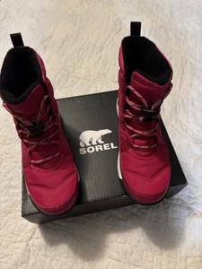 Sorel Youth Whitney II Short Lace Waterproof Insulated Boots Girls, Size 3 - Bild 1 von 9
