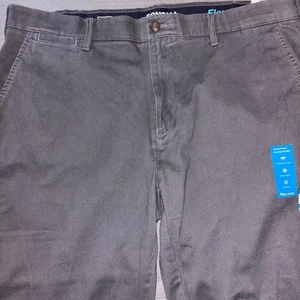 Sonoma Goods For Life Flexwear Straight Fit Mens Pants Charcoal Gray 40x32 - Picture 1 of 5