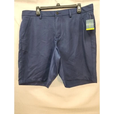 Pantalones Cortos de Golf Tek Gear Tejidos para Hombres Azul Talla 36 Cintura de Silicona 9" Absorbe Entrepierna Foto 1 de 4