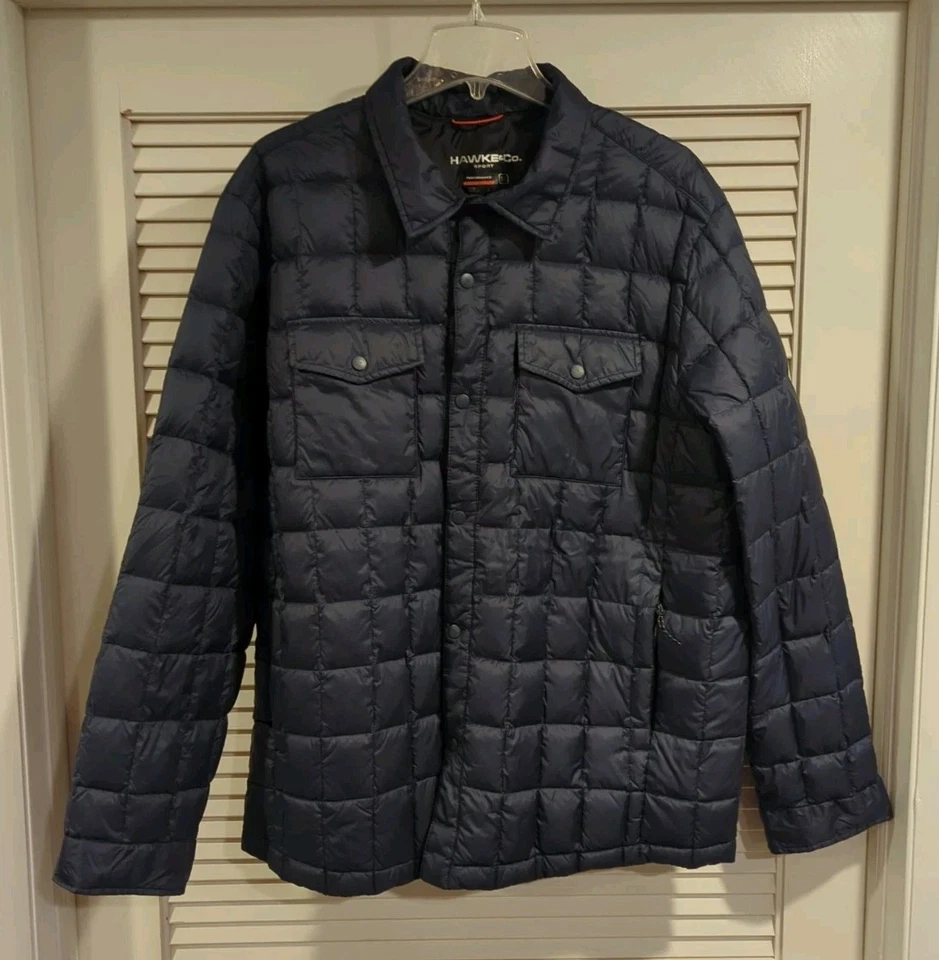 NEW Hawke & Co. Sport Performance Men's Blue Puffer Jacket Coat Size XXL 2XL - Image 1 of 4