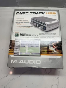 M-AUDIO Fast-Track USB Portable Audio Interface for Guitars Mics and Instruments - Picture 1 of 22