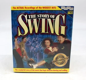 The Story Of Swing 4 Cassettes Box Set 56 Page Book Swing Music Big Band - Picture 1 of 6
