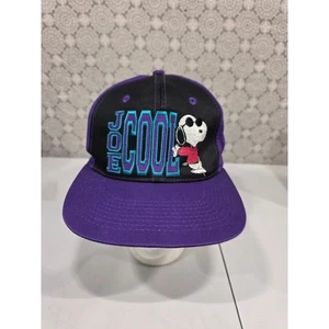 Kinder Joe Cool Snoopy Baseball Cap Schwarz Lila Snapback Mütze - Bild 1 von 9