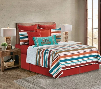 Juego de edredón de algodón Ezekiel Ridge - reversible y lavable a máquina Foto 1 de 4