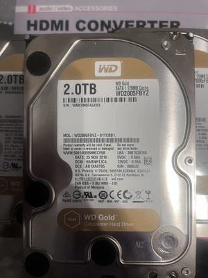 WD Gold 2TB Festplatten X4 - Bild 1 von 2