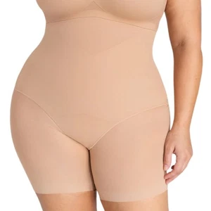 Honeylove Shorts Women XL Neutral Superpower Compression High Rise Shapewear NWT - Picture 1 of 10
