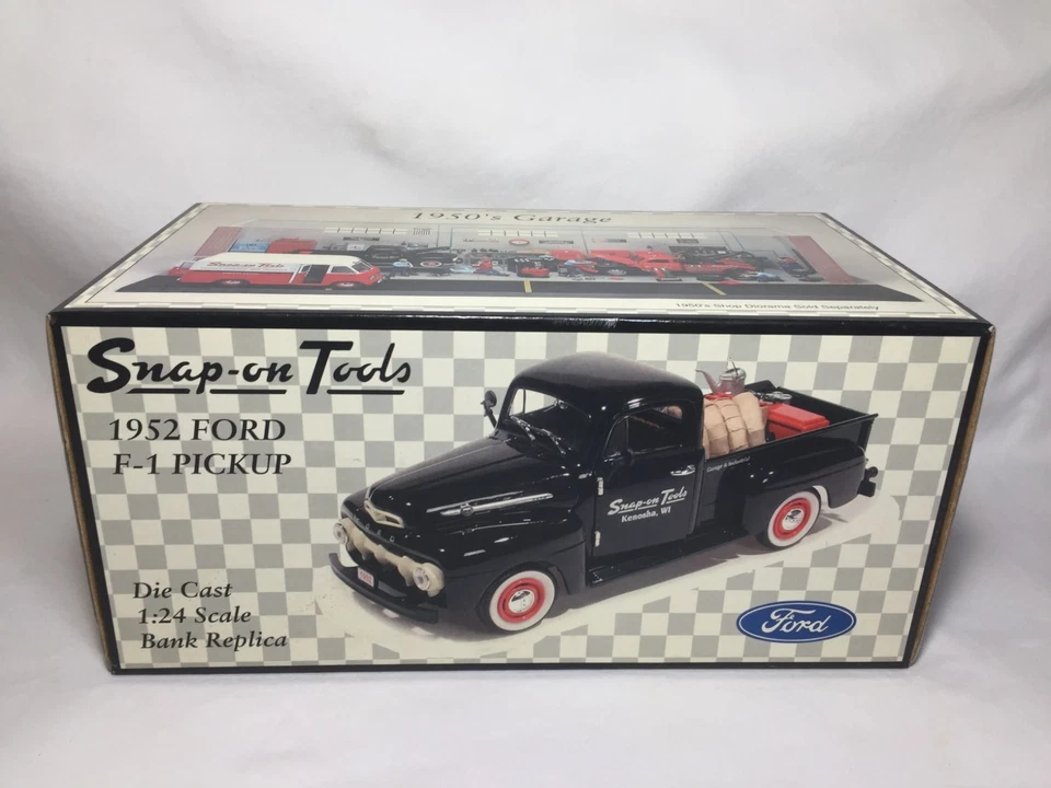 Crown Premiums Snap-On Tools 1952 Ford Pickup Diecast Bank - Image 1 of 4