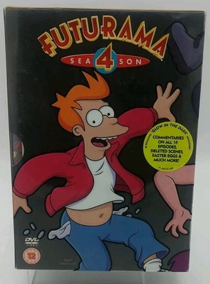 Futurama: Season 4 DVD (2003) Matt Groening cert 12 4 discs Fast and FREE P & P - Image 1 of 2