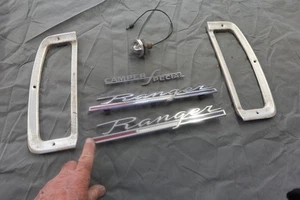 1967 FORD RANGER EMBLEMS CAMPER SPECIAL EMBLEMS 1969 FORD F250 TRUCK PROJECT - Picture 1 of 9