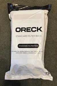Genuine ORECK Commercial Standard Filter Vacuum Bags XL AK11125 w/o Bag Docks - Picture 1 of 4