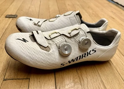 Specialized S-Works 7 RD Road Cycling Shoes Men's EU 44.5/US 11 White - Image 1 of 4