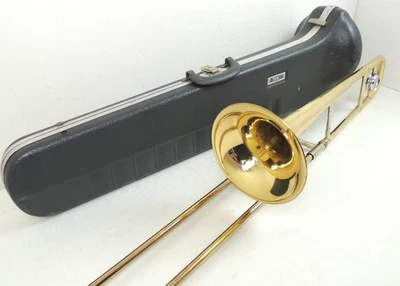 1980 CONN Trombone🎵 Bb Tenor 14H Diretor com Estojo e MP SN HA 070315 - Imagem 1 de 4