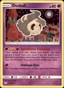 Pokemon - Duskull #83/236 - SM - Cosmic Eclipse Common - Picture 1 of 2