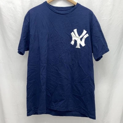 Camisa New York Yankee Para Hombres Mediana Teixeira 25 MLB Béisbol Azul Marino Blanco L20 Foto 1 de 4
