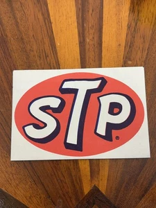 Vintage Original STP Scientifically Treated Petroleum Sticker MACbak - Picture 1 of 5