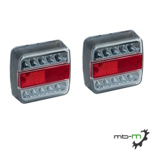 3 - Kammerleuchte LED Rückleuchte Heckleuchte Anhänger 2er Set - Bild 1 von 2