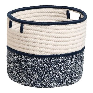 Colonial Mills Jaydon Basket, 14"x14"x16", Blue - Picture 1 of 3