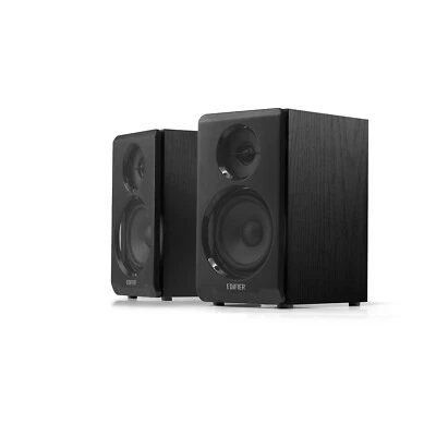 Edifier R33BT Bluetooth Computer Speakers - 2.0 Active Bookshelf Speaker - Black - Image 1 of 4