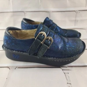 Alegr1a 38/7.5-8 Alli Blue Twist Professional Clogs Comfort Shoes - Picture 1 of 8
