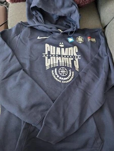 Nike UCONN Huskies Basketball National Champions 2023 Hoodie Sweatshirt Men L/XL - Picture 1 of 4