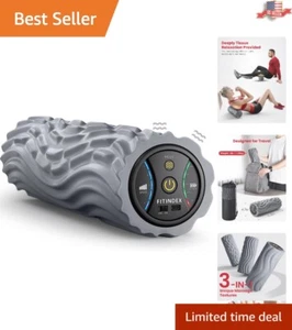 Rechargeable Vibrating Foam Roller - 5 Speeds for Yoga, Exercise & Post Workout - Picture 1 of 9