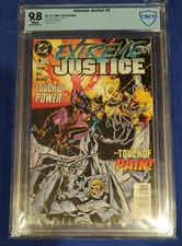 Extreme Justice #9 - CBCS 9.8  1st wonder twins in DCU white pages not cgc