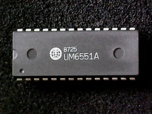 UM6551A - UMC Asynchronous Communications Interface Adaptor (ACIA) (DIP-28) - Picture 1 of 1