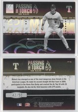 2005 Donruss Elite Passing the Torch Black /50 Hank Blalock #PT-16