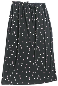 Liz Claiborne Maxi Größe große mehrfarbige Tupfen Kordelzug Taille - Bild 1 von 7
