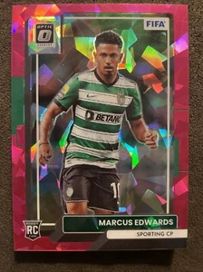 2022-23 Panini Donruss Marcus Edwards 122 Optic Purple Prizm Rookie 4/25 SCP - Picture 1 of 3