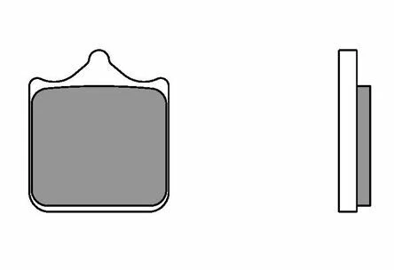 Brembo 07BB33.RC Racing RC (34.9 x 40.5 x 8.7 mm) Pastiglie di Freno