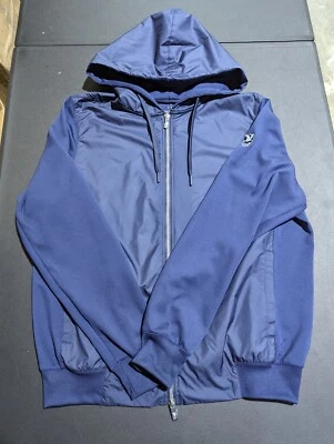 CHAQUETA CON CAPUCHA FAIRWAY & GREENE PARA HOMBRE NUEVA CON ETIQUETAS, TALLA: M, COLOR: MARINO (M3) Foto 1 de 2