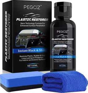 Car Plastic Restorer Interior Scratch Remover Plastics Polish Plastic Coating - Picture 1 of 7