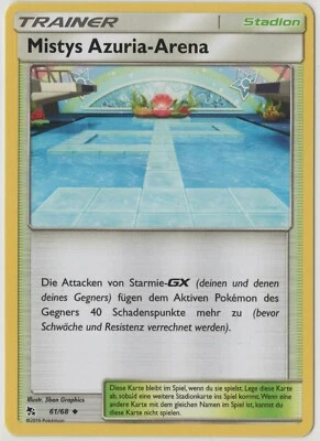 Sonne & Mond - Verborgenes Schicksa (TCG)/Deutsch - Mistys Azuria-Arena- 61/68 ♦ - Bild 1 von 2