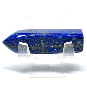 Lapislazzuli blu 2,3" con bastoncino minerale naturale scintillante pirite afgano - Foto 1 di 5