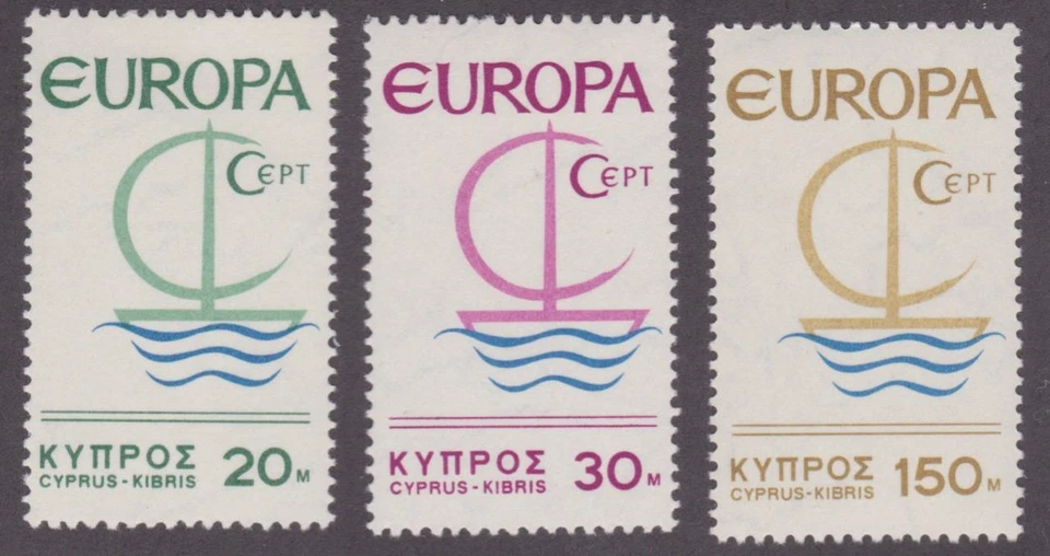 Chipre 1966 #275-77 edición Europa (juego de 3) - MNH Foto 1 de 1