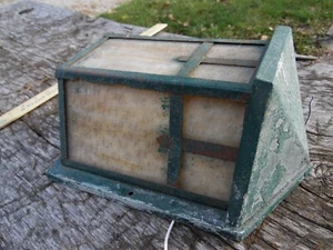Vintage antike Kunsthandwerk Lampe Wandleuchte Außenleuchte, neu verkabelt - Bild 1 von 11