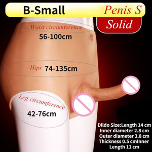 Artificial Penis Silicone Crossdresser Panties Transgender Hip Pads Underwear