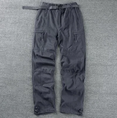Mens Waterproof Cargo Pants Fleece Work Trousers Cotton Warm Snow Pants Overalls - Image 1 of 4