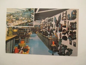 Cartolina Vergennes Vermont fratelli Kennedy regali pregiato negozio di articoli da regalo in legno VT - Foto 1 di 2