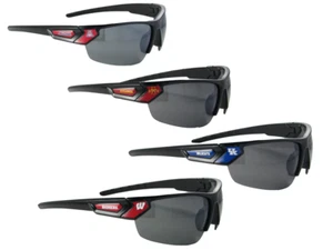 NCAA Collegiate Licensed Men Womens Unisex Black Sunglasses S12JT Choose Team - Picture 1 of 31