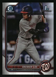 2022 Bowman Draft #BDC-196 Brenner Cox Chrome Refractor - Picture 1 of 2