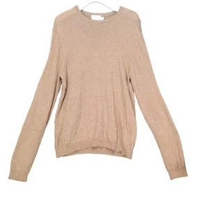 Topman Premium Camel Wool Cashmere Blend Crew Neck Sweater Pullover Mens XL - Picture 1 of 7