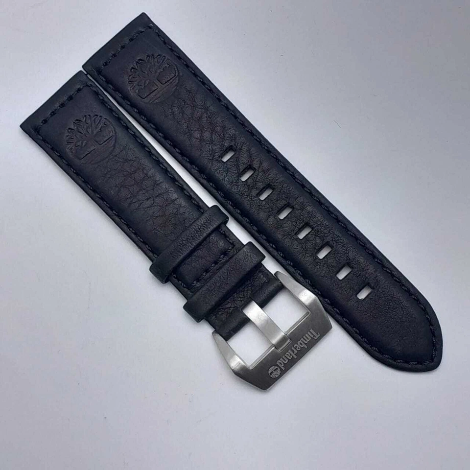 Pulseira de relógio masculina de couro genuíno Timberland 22 mm - Imagem 1 de 4