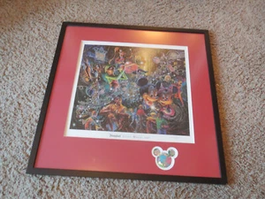 Disneyland Light Magic 1997, Boyer Signed 92/300 framed  Print Disney Litho - Picture 1 of 10