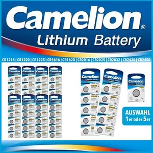 CAMELION Knopfzelle Lithium Auswahl 3V CR1616 CR1620 CR2016 CR1225 CR1220 - Bild 1 von 11